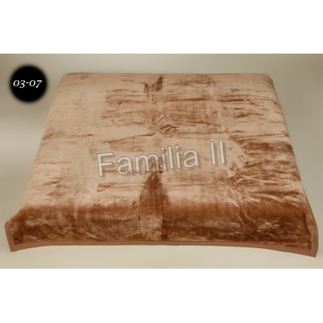 Koc Elway 160x210 - beżowy ciemny 03-07